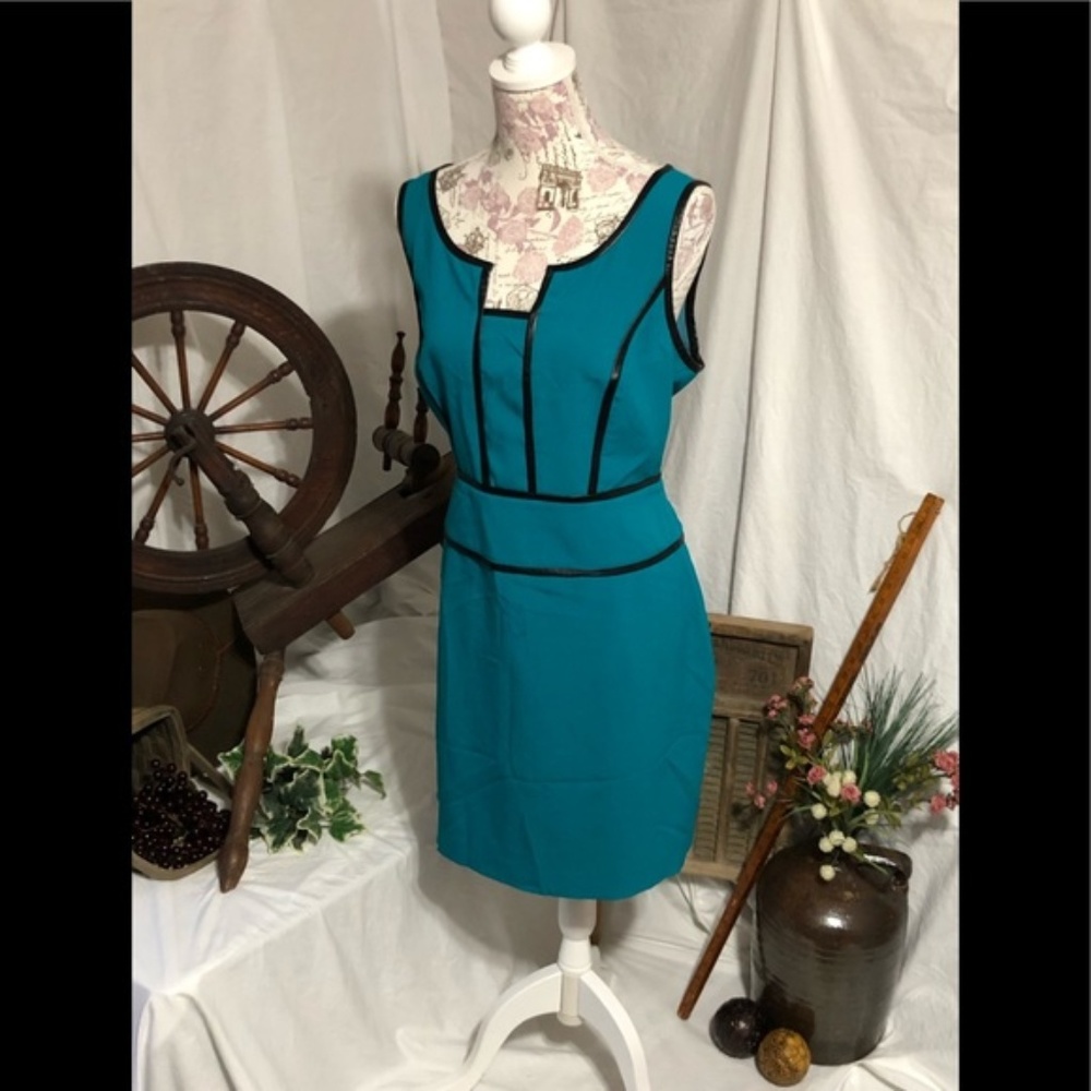Andrew Marc New York blue dress sz 14